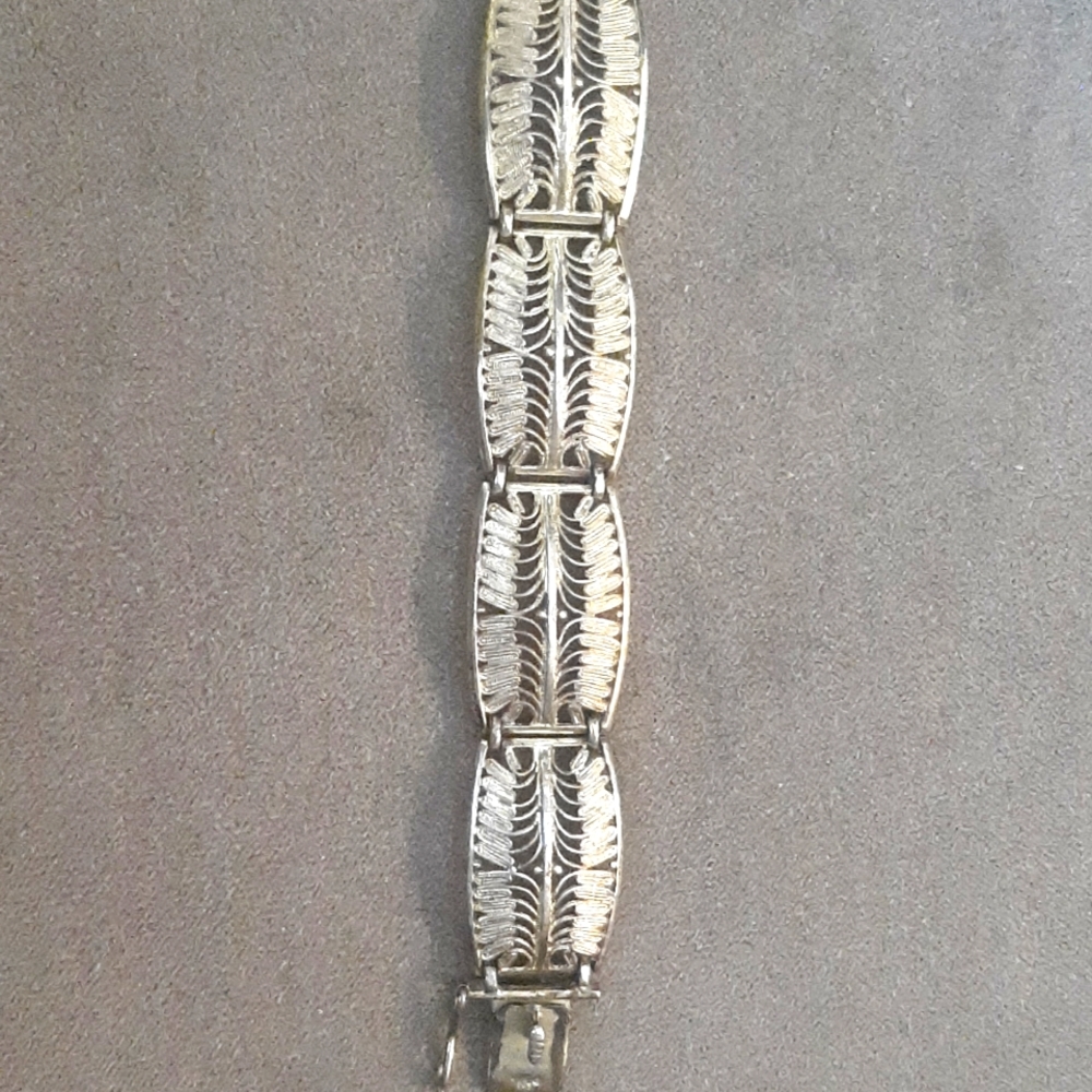 Vintage gilt sterling bracelet